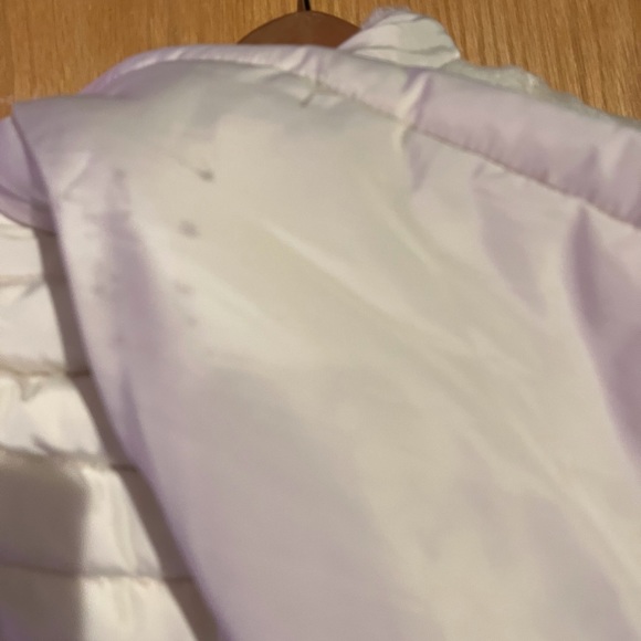 Cream fitted puff coat/ very slim fit / size small/ worn once/ true to size - Picture 5 of 5